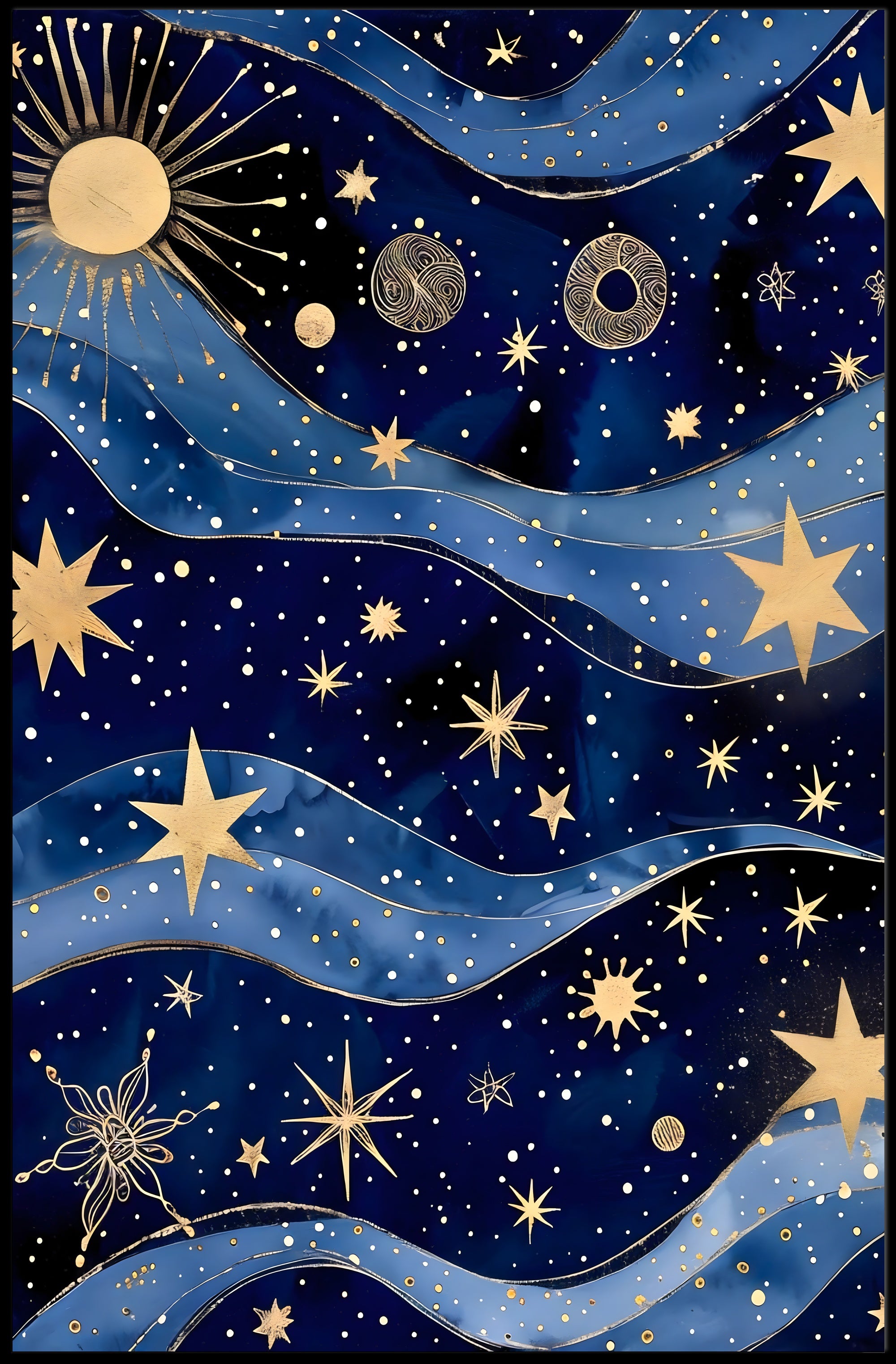 Celestial Cosmic Dreams in Space or Astronomy Poster