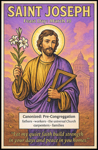 Saint Joseph Feast Day: March 19 Poster PosterGoat