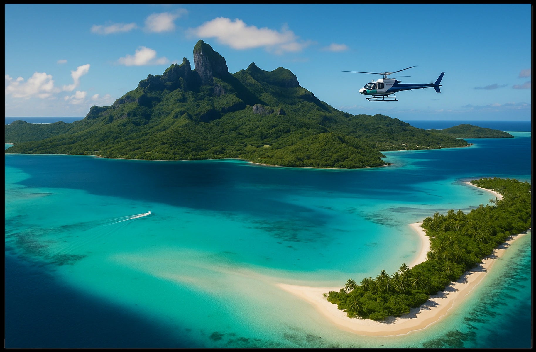 Tropical Paradise Adventure Poster