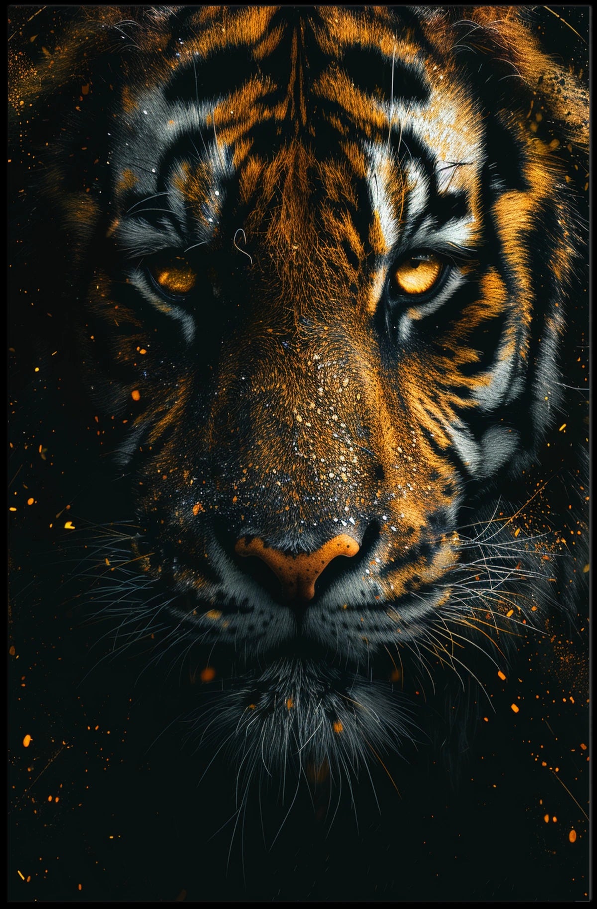 Majestic Tiger Portrait Poster