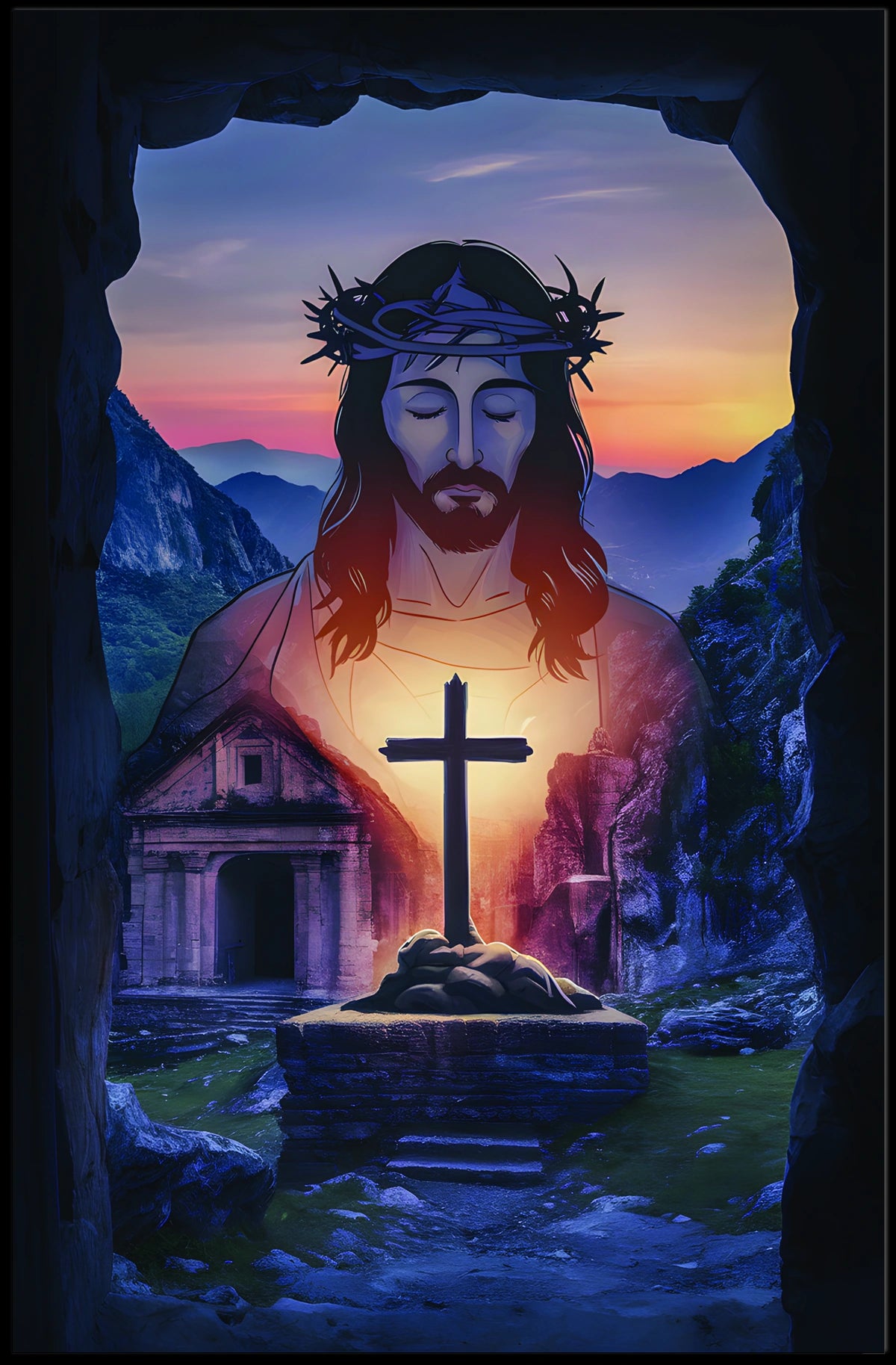 Divine Reflection Poster