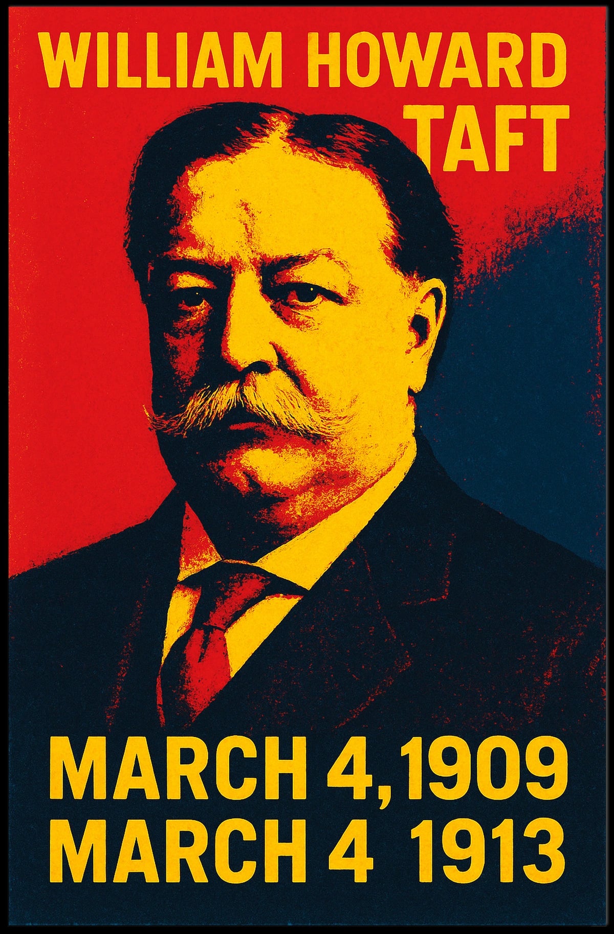 William Howard Taft President of the United States Poster