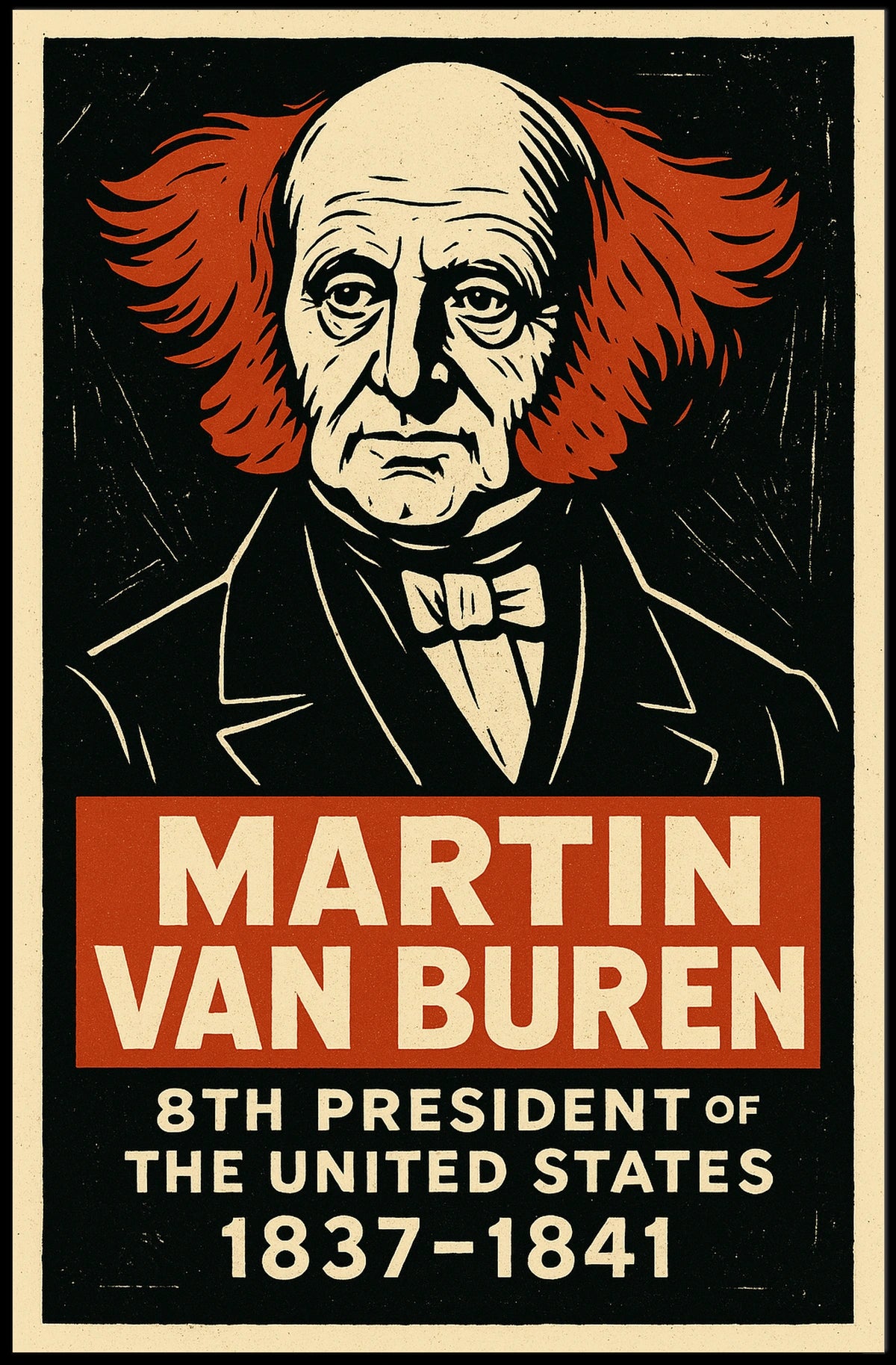 Martin Van Buren 8th President Poster