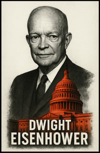 Dwight D. Eisenhower 34th President of the United States Reflections Poster
