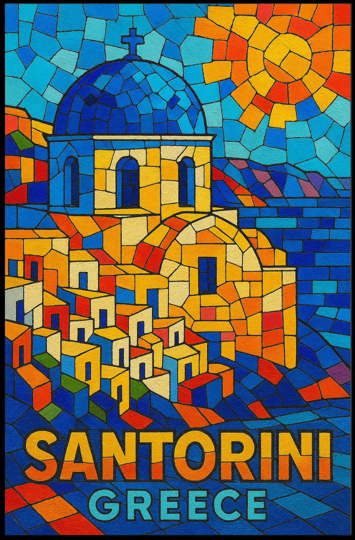 Santorini, Greece Poster