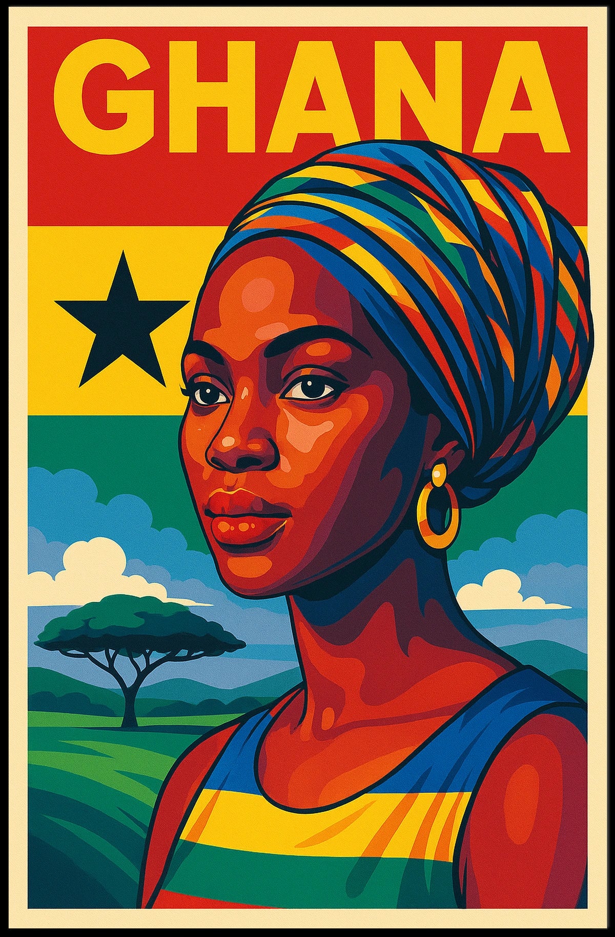 Ghanaian Pride Poster