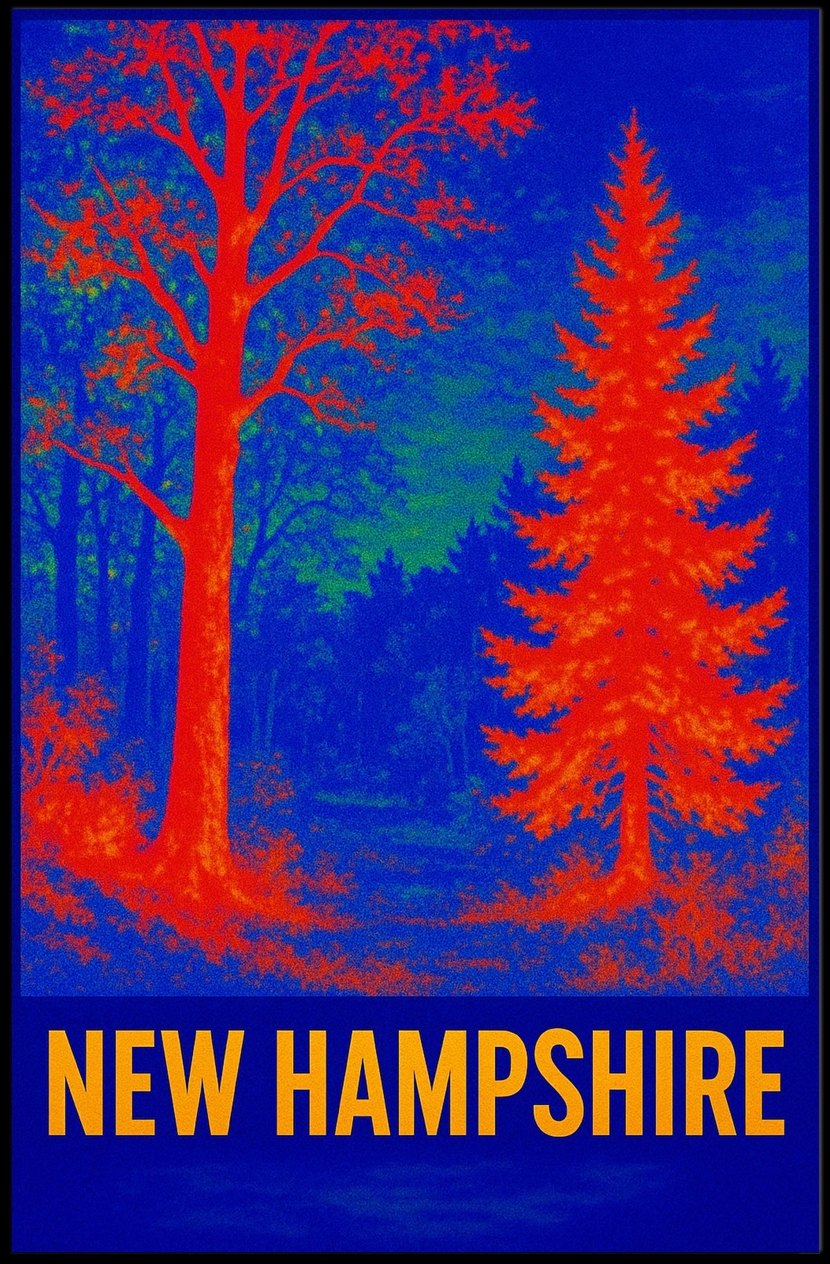 New Hampshire Nature Poster