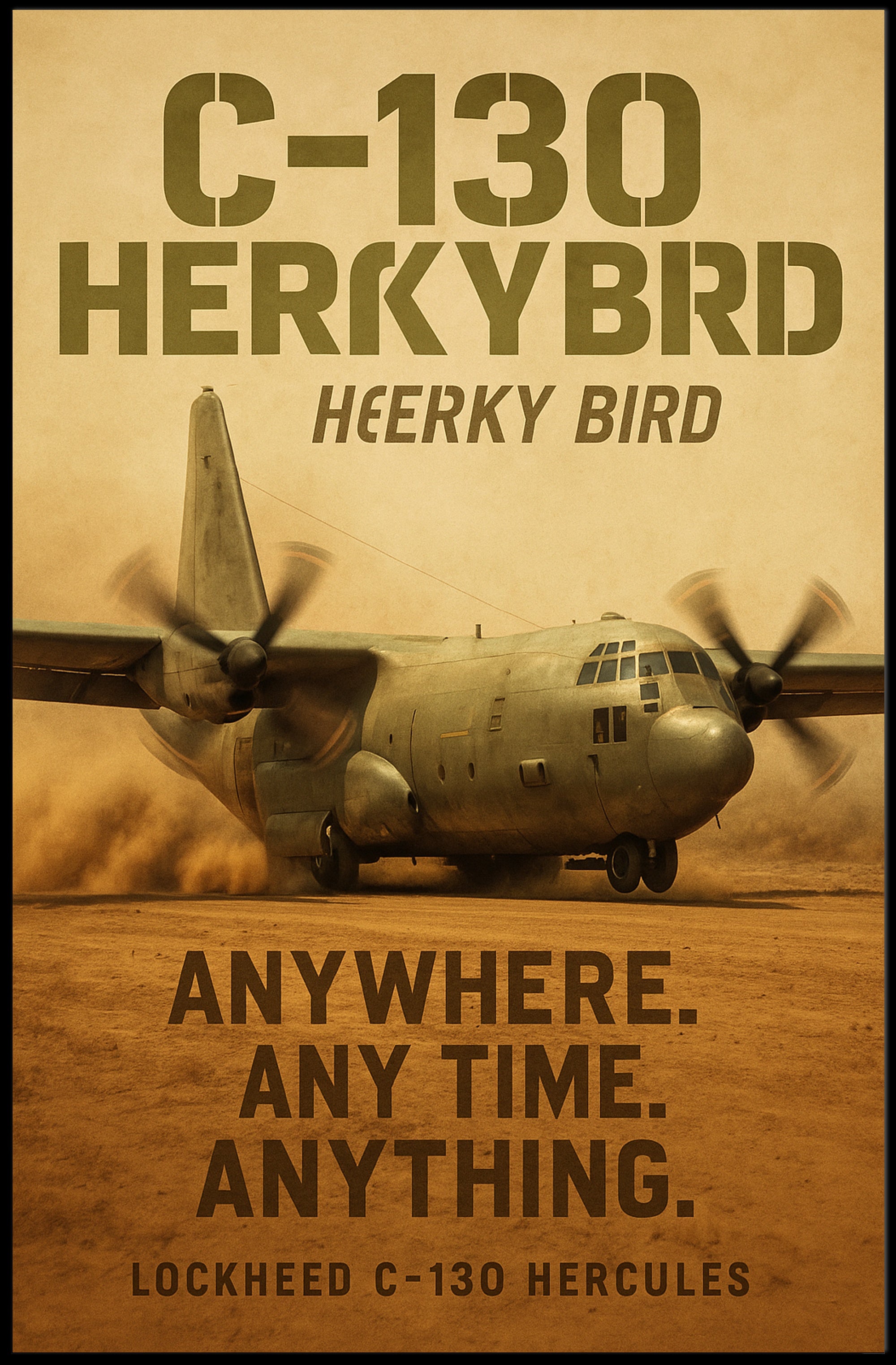 C-130 Herky Bird Fighter Jet