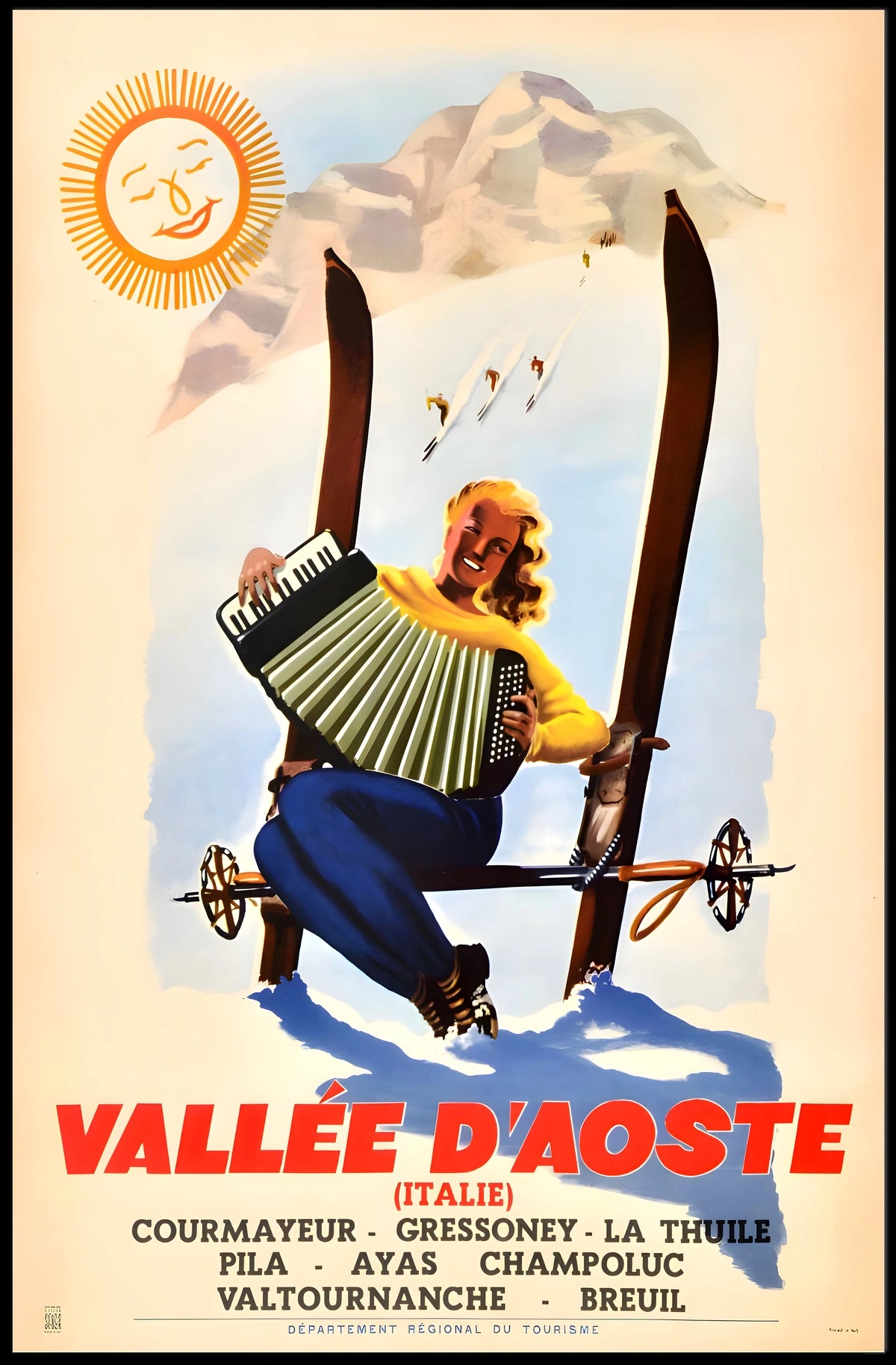 Vallée dAoste Tourism Poster