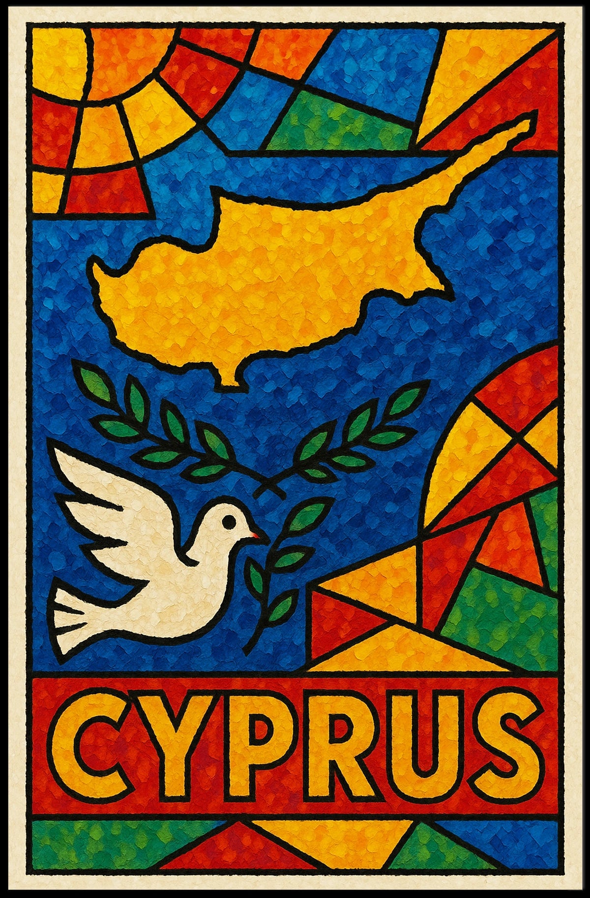 Cyprus A Mosaic Of Peace Poster
