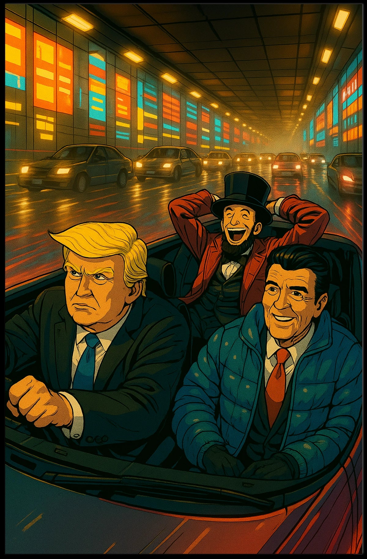 Presidential Road Trip Poster