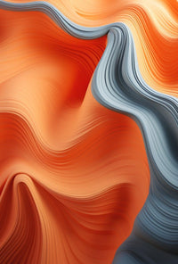 Vibrant Flowing Abstract Design: Artistic Poster