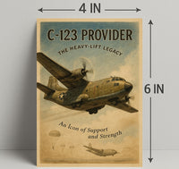 C-123 Provider Heavy-Lift Legacy Poster PosterGoat