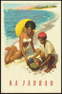 Seaside Bliss on the Adriatic Poster PosterGoat