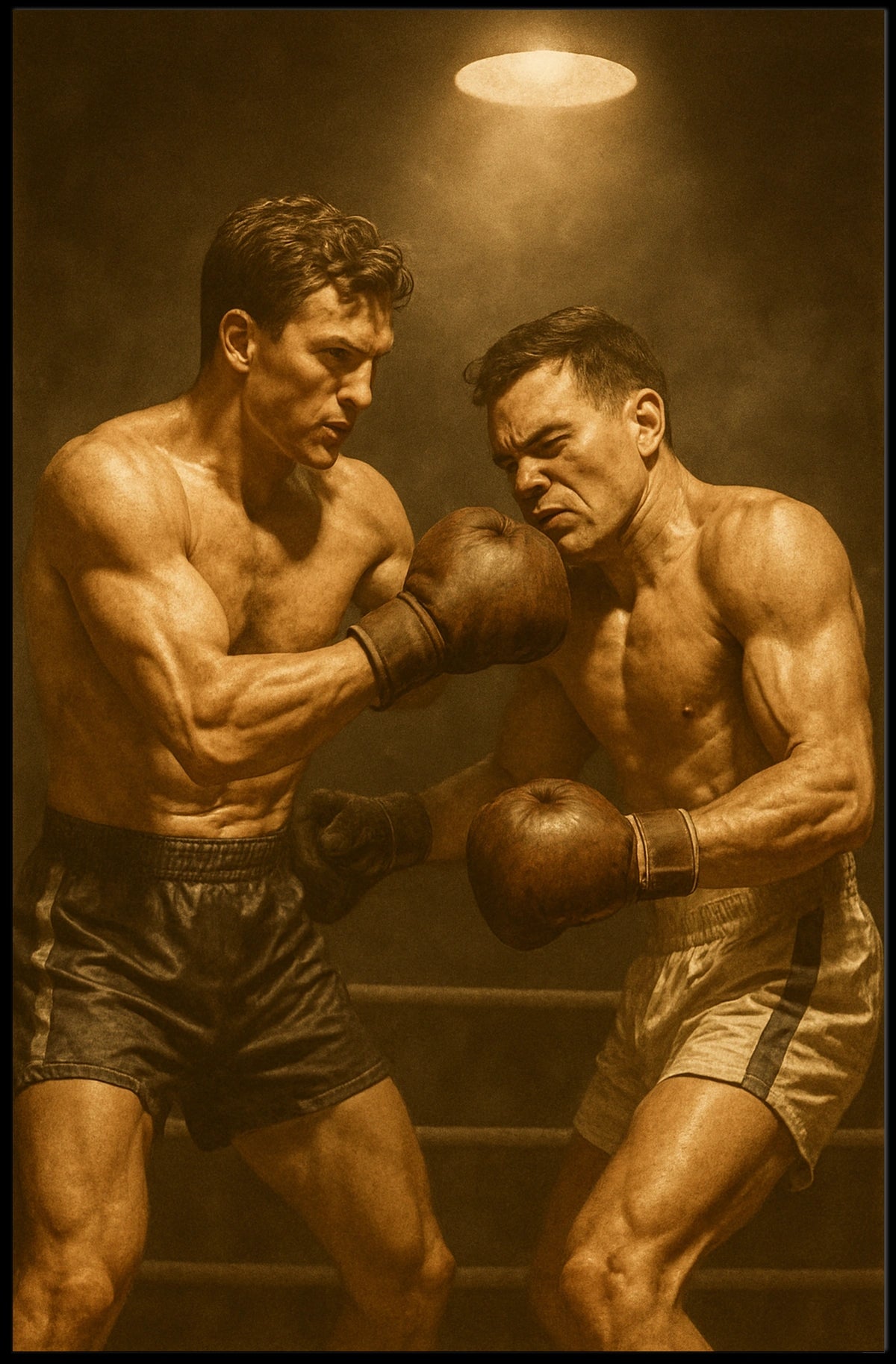 The Boxing Match Poster