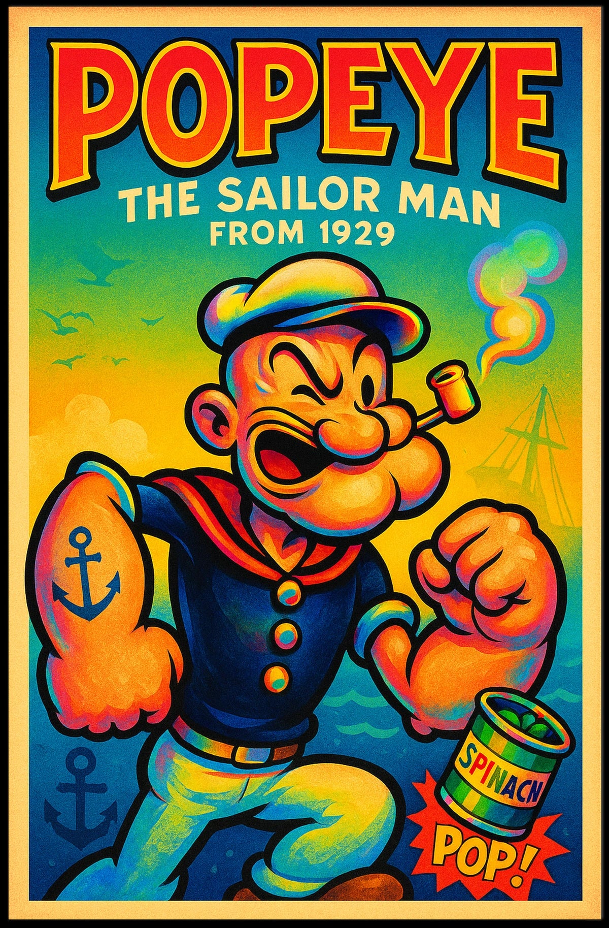Popeye 1929 Art Poster POP-87