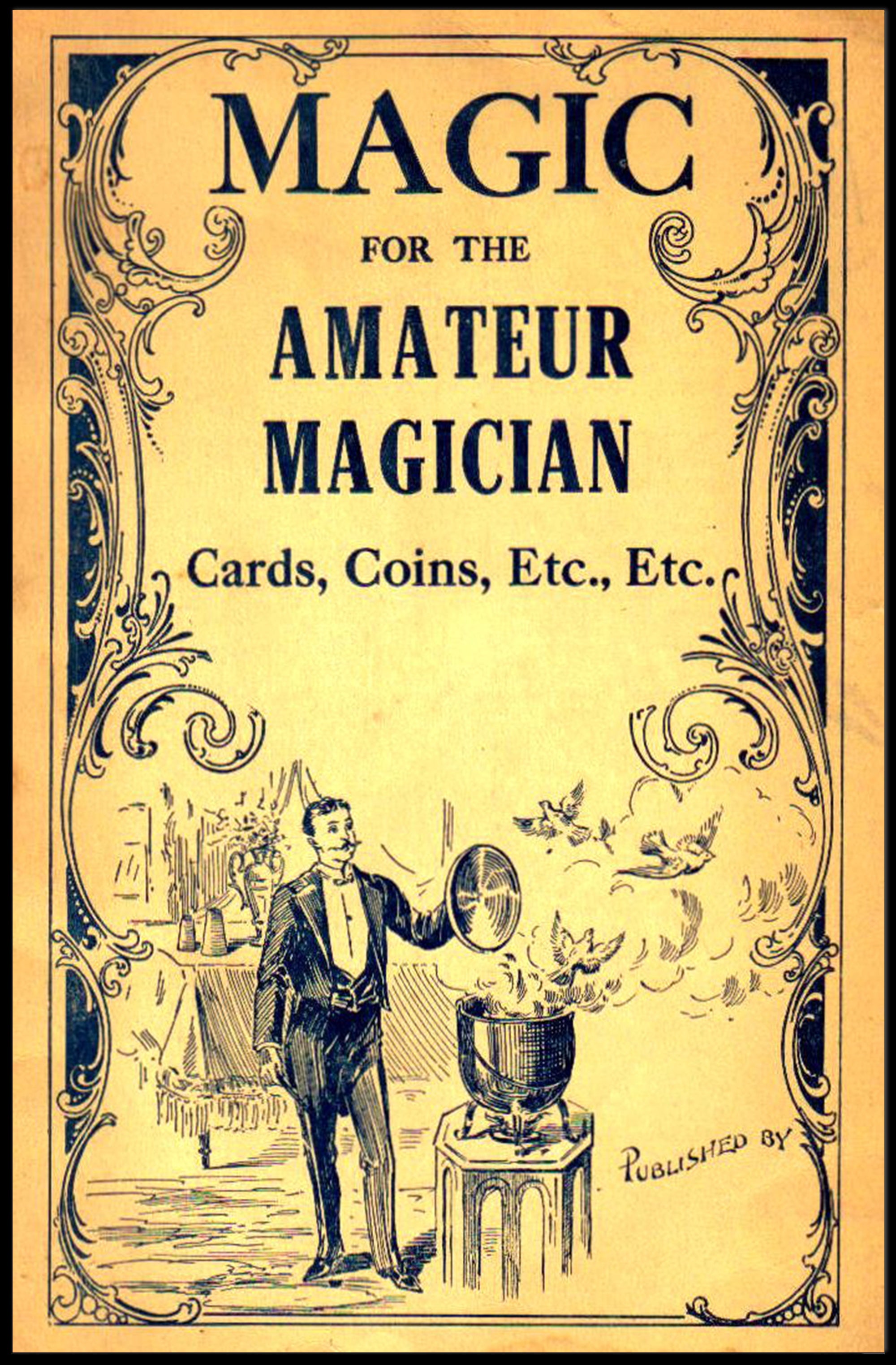 Magic for Amateur Magician Vintage Artistic Poster