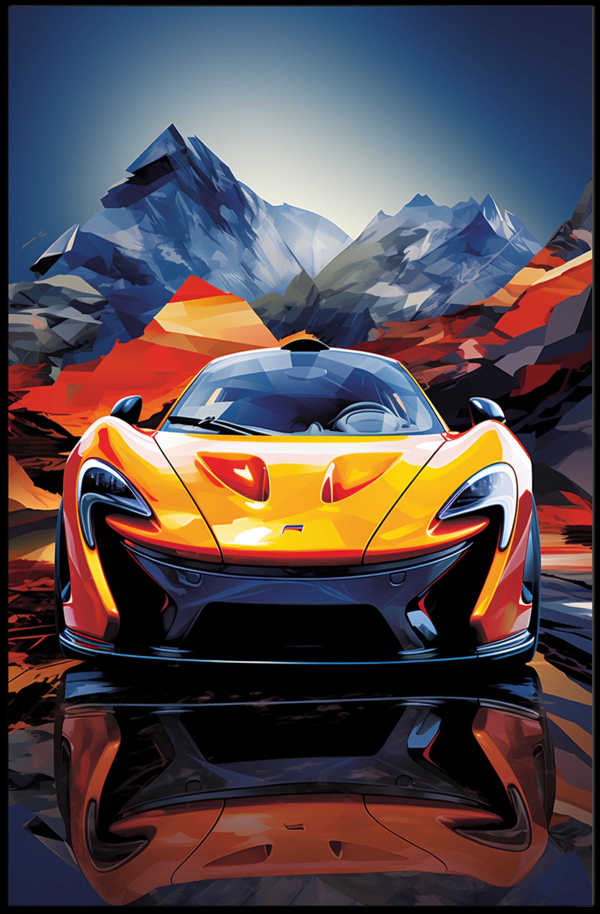 Speed and Serenity Poster PosterGoat