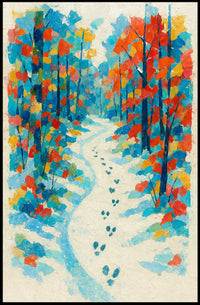 Autumn Pathway Poster