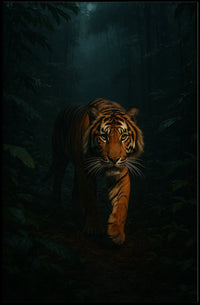 Majestic Tiger in the Jungle Poster