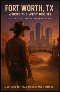 Fort Worth, TX Where the West Begins Poster