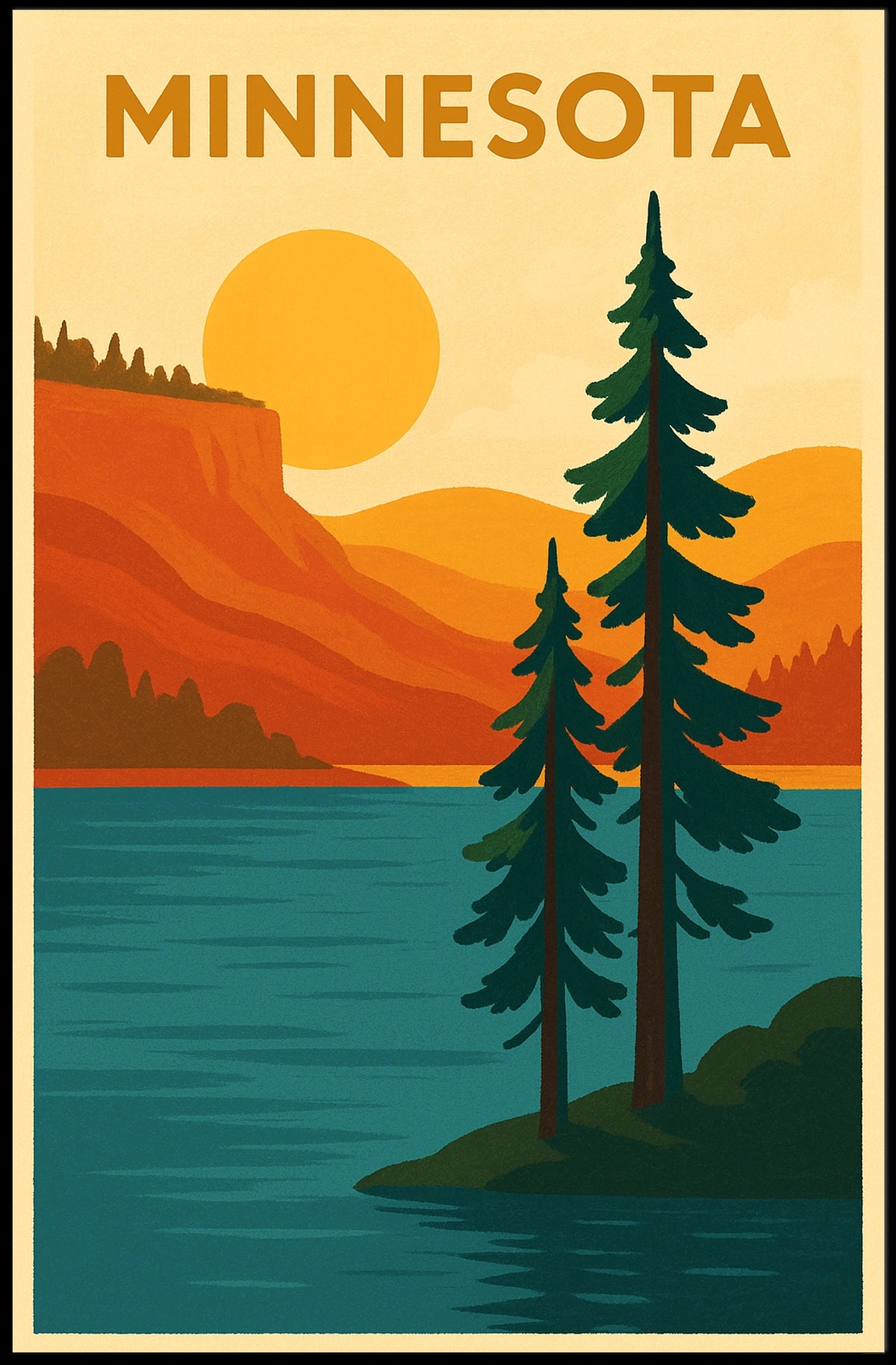 Minnesota Landscape Poster