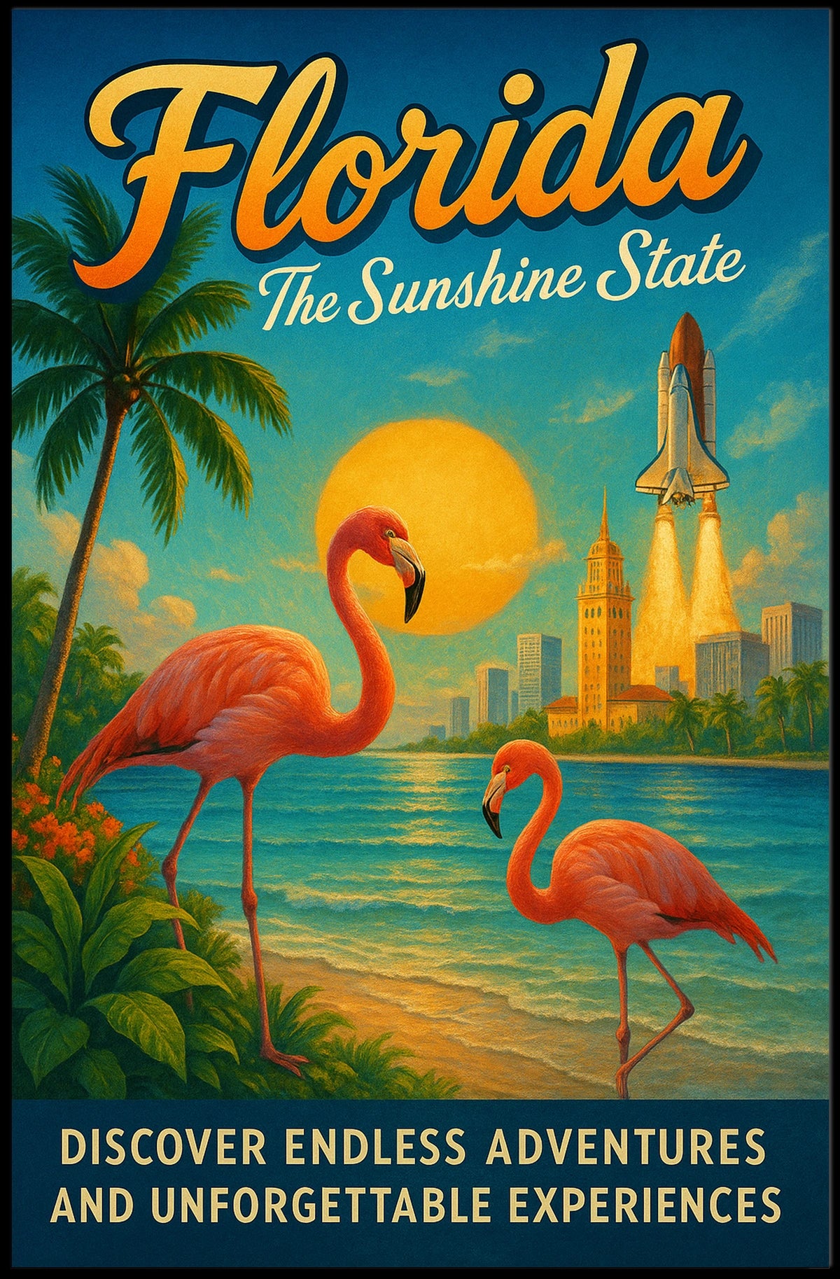 Florida The Sunshine State Poster