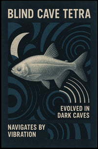 Blind Cave Tetra Poster