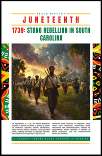 Stono Rebellion History Empowering Cultural or Heritage Poster