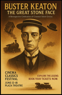 Buster Keaton The Great Stone Face Poster