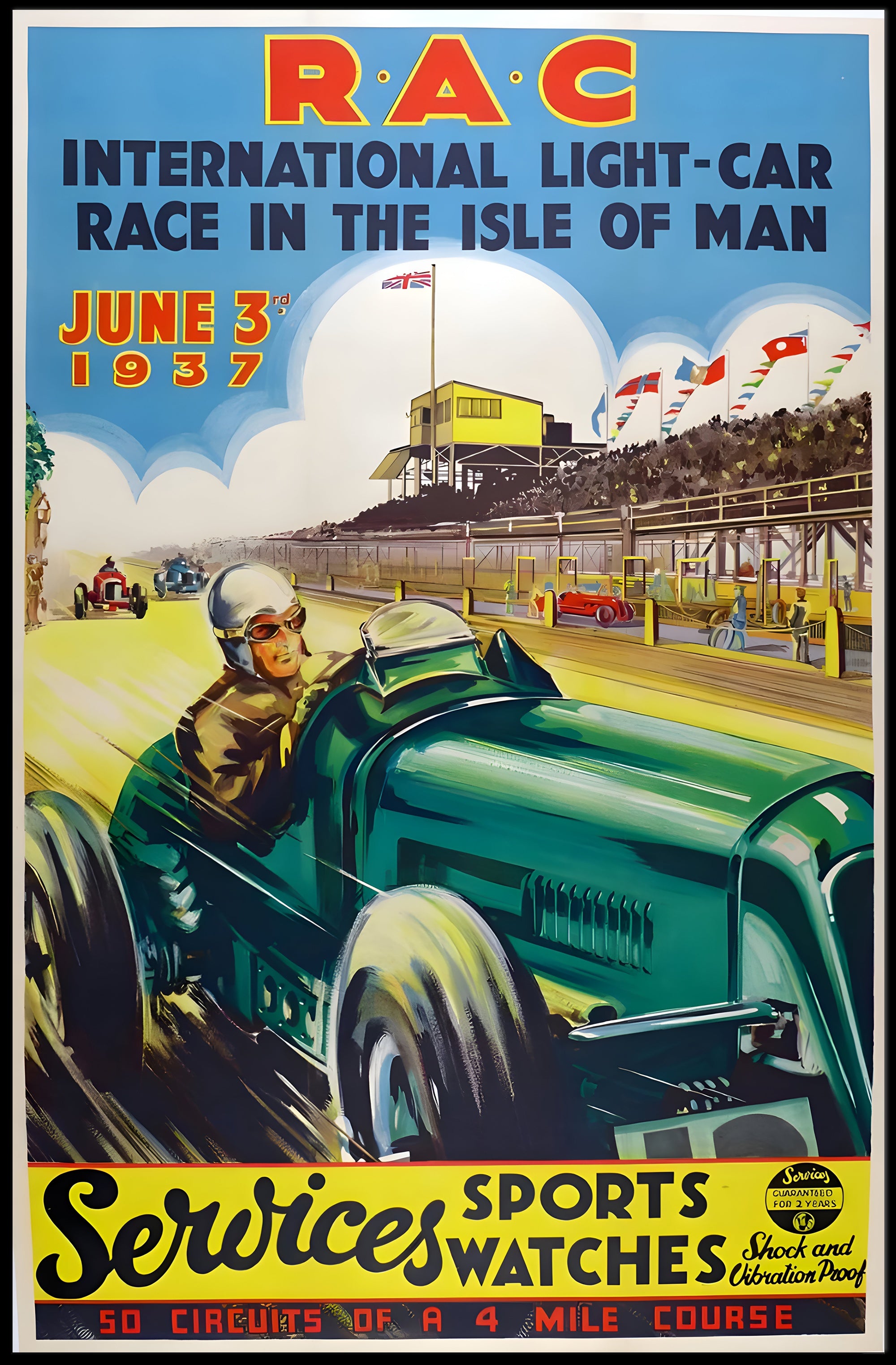 International Light-Car Race in the Isle of Man Poster