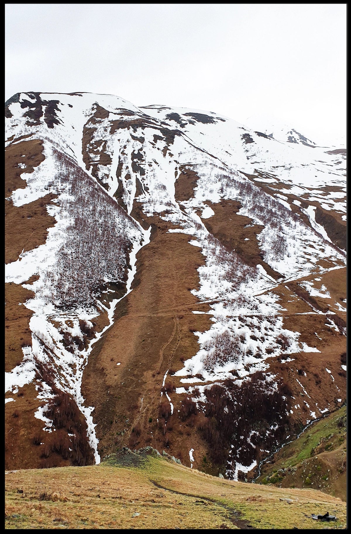 Majestic Mountain Landscape Photorealistic Poster Art