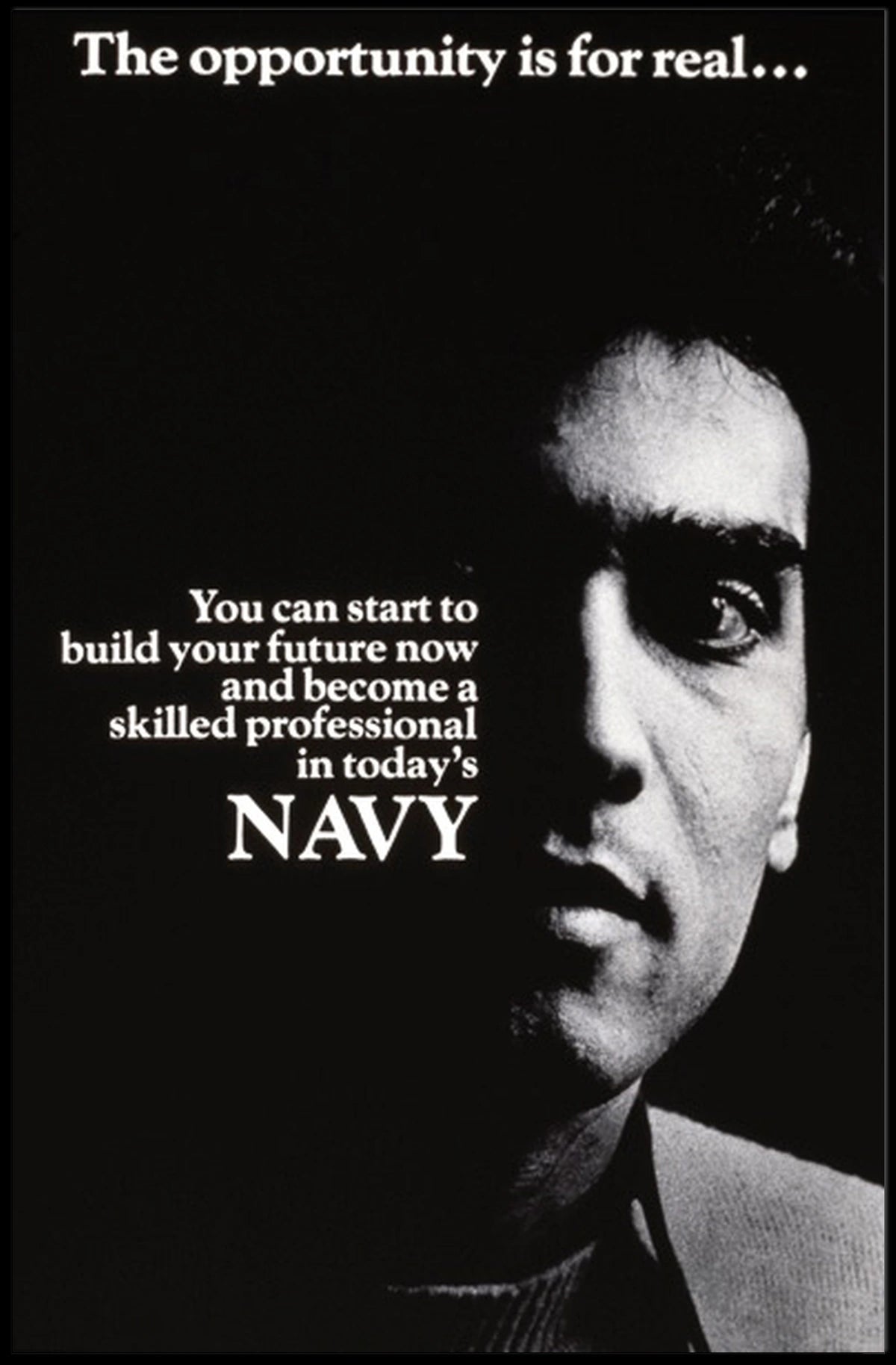 Navy Recruitment: Build Your Future with Us Military Recruitment Poster