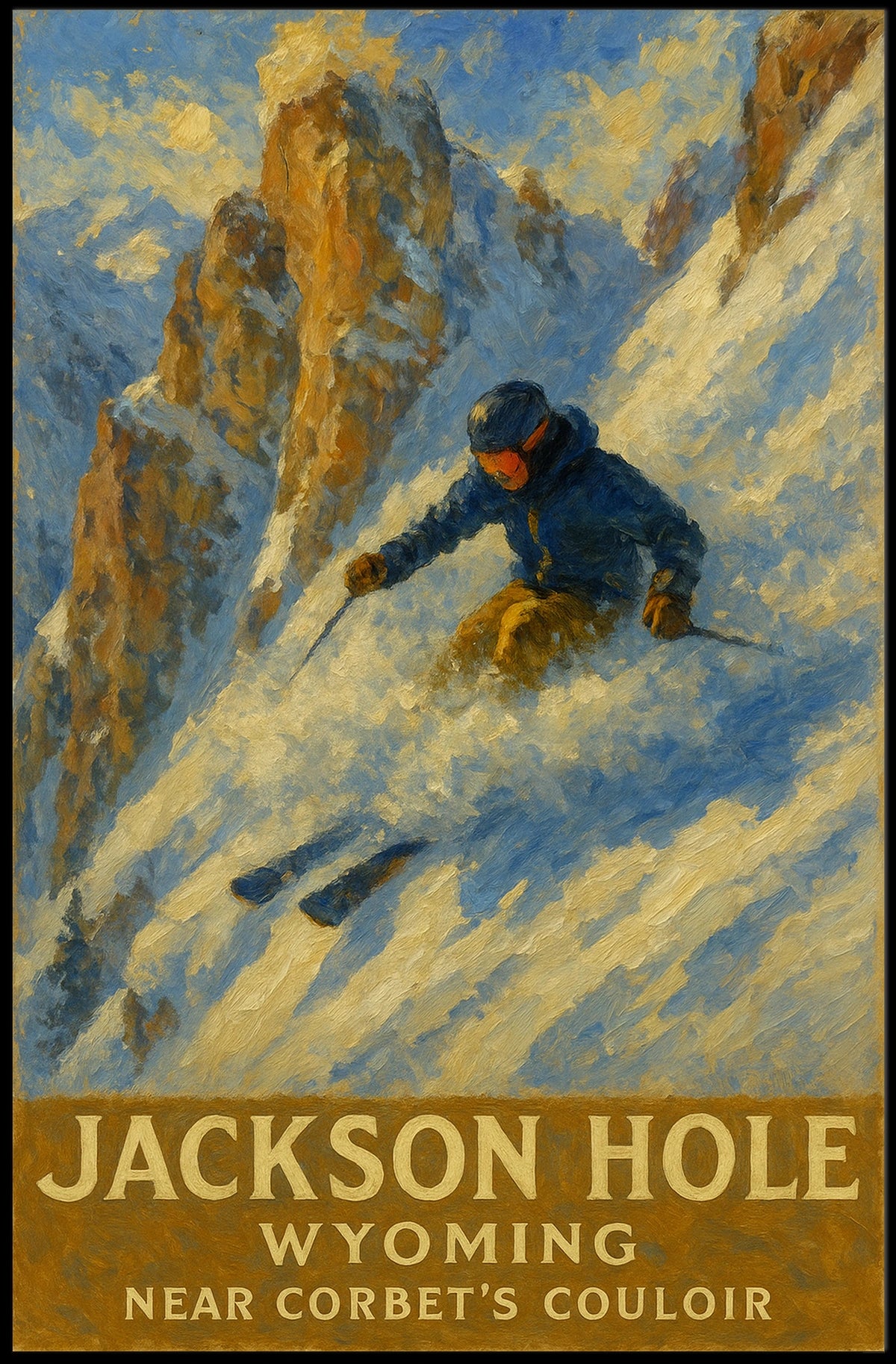 Jackson Hole Adventure Poster