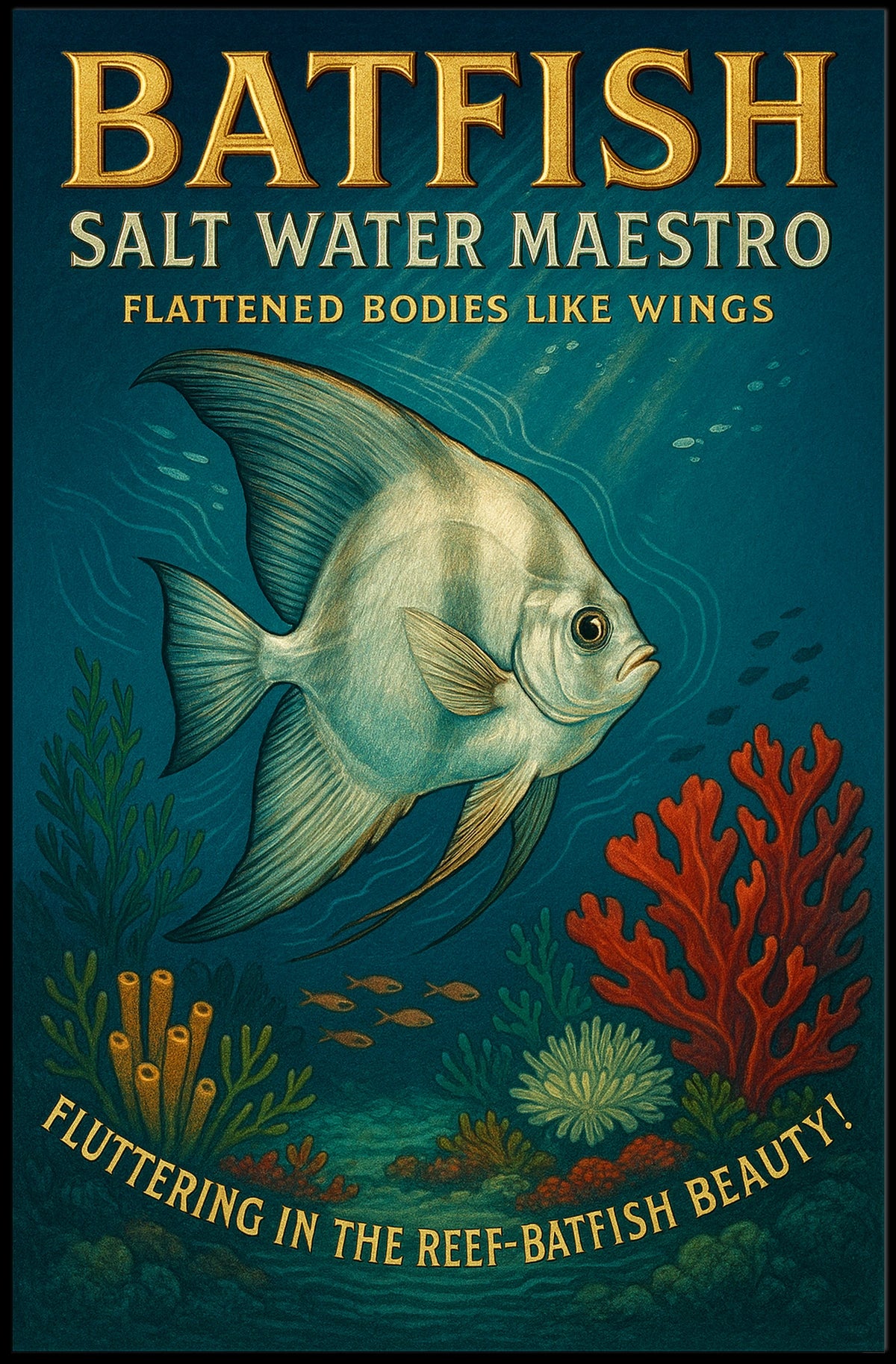 Batfish Salt Water Maestro Poster