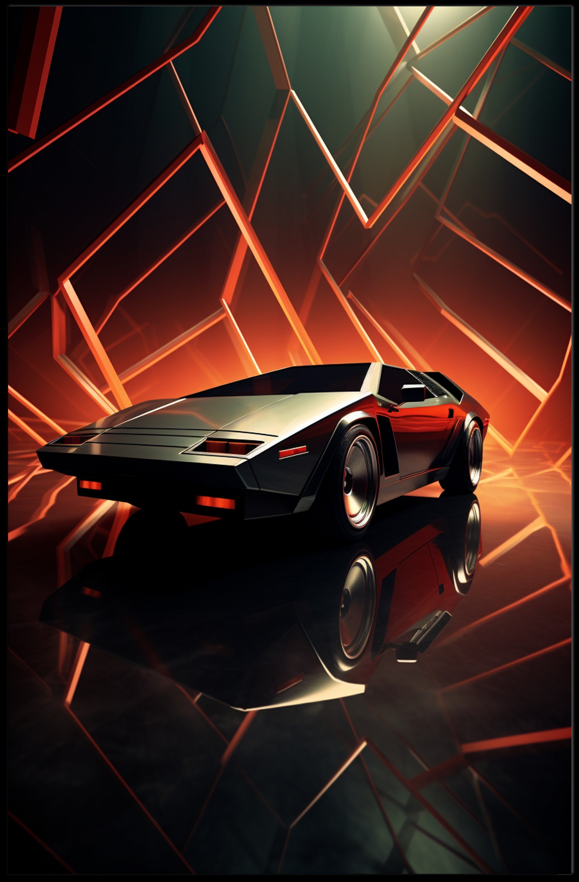 Futuristic Dream Machine Poster PosterGoat