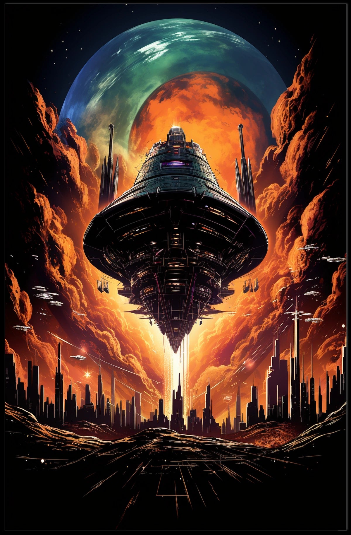 Cosmic Arrival Poster