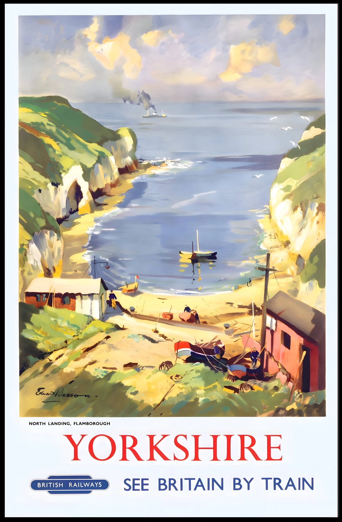 Explore Yorkshire By Train Poster