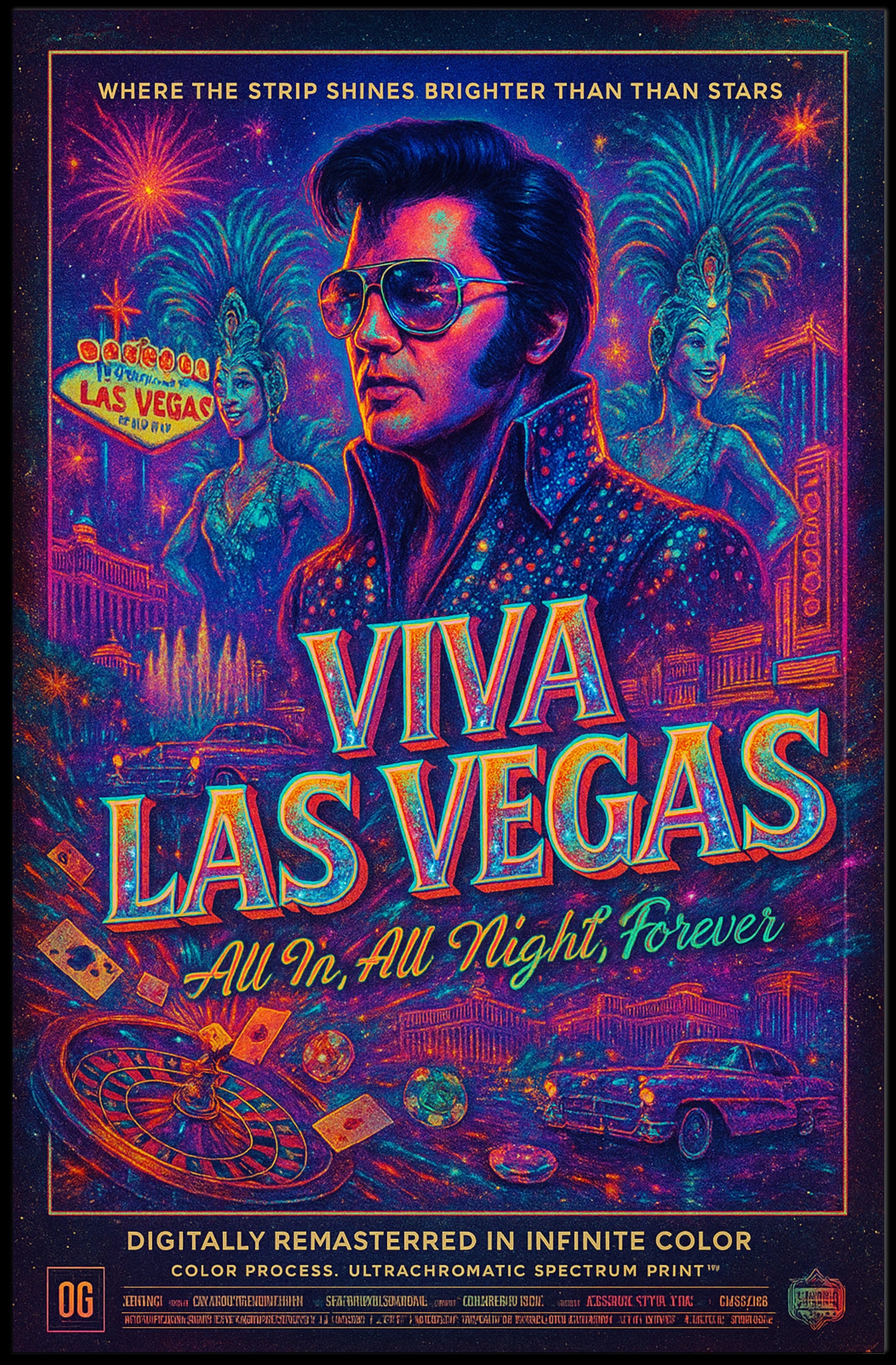Viva Las Vegas Poster PosterGoat