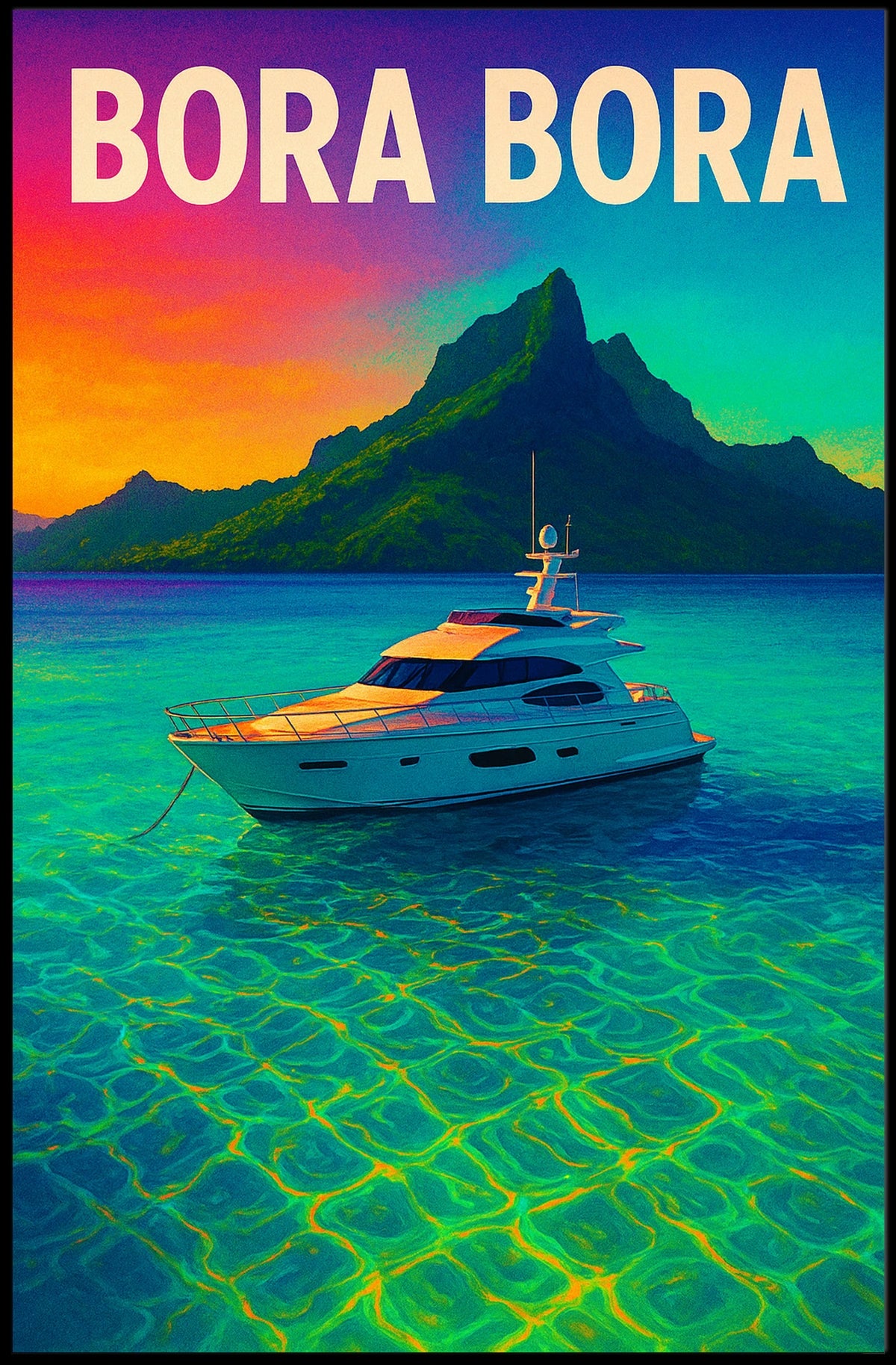 Bora Bora Paradise Poster