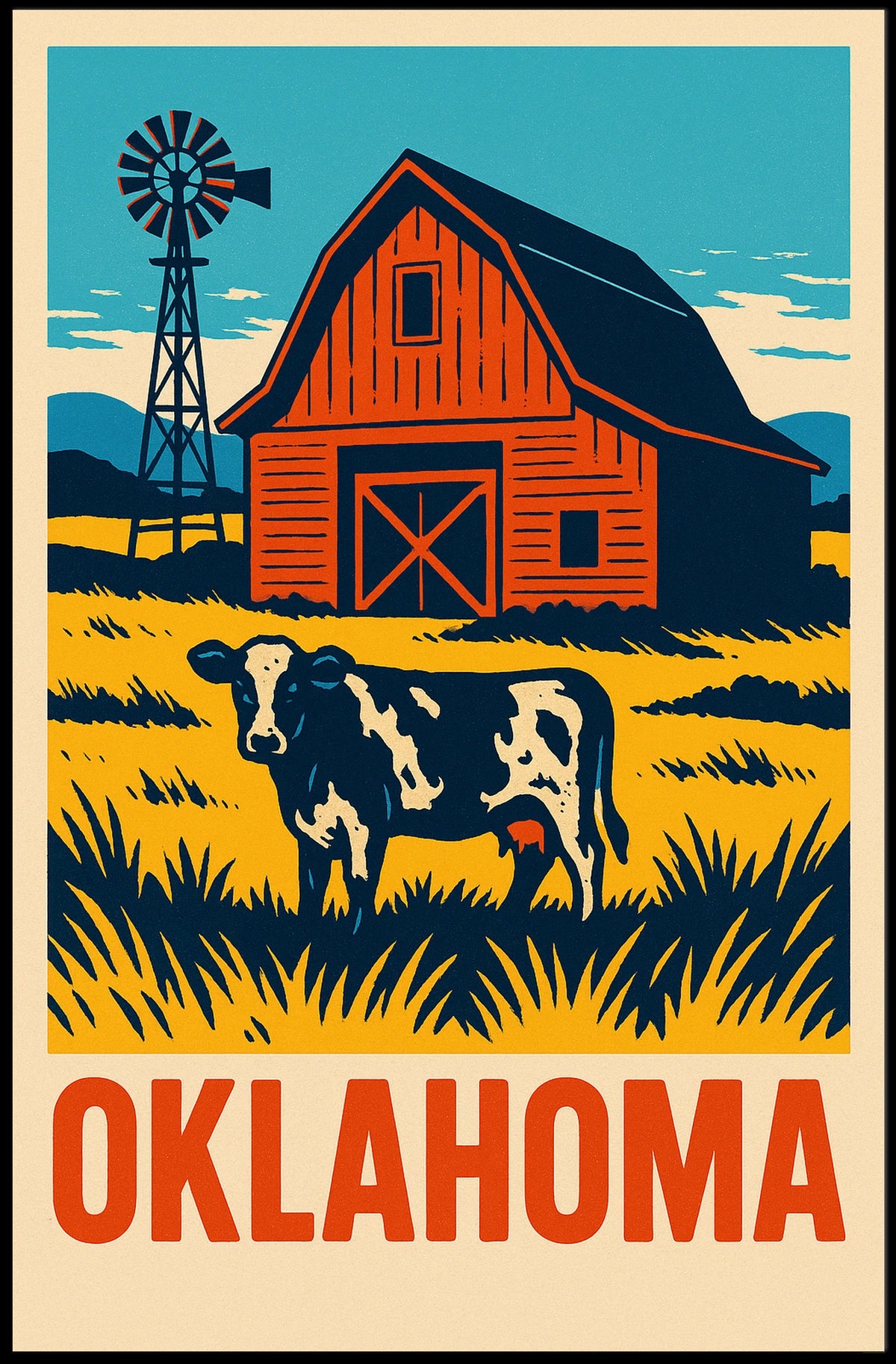 Oklahoma Countryside Poster