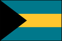 Bahamas Flag Poster