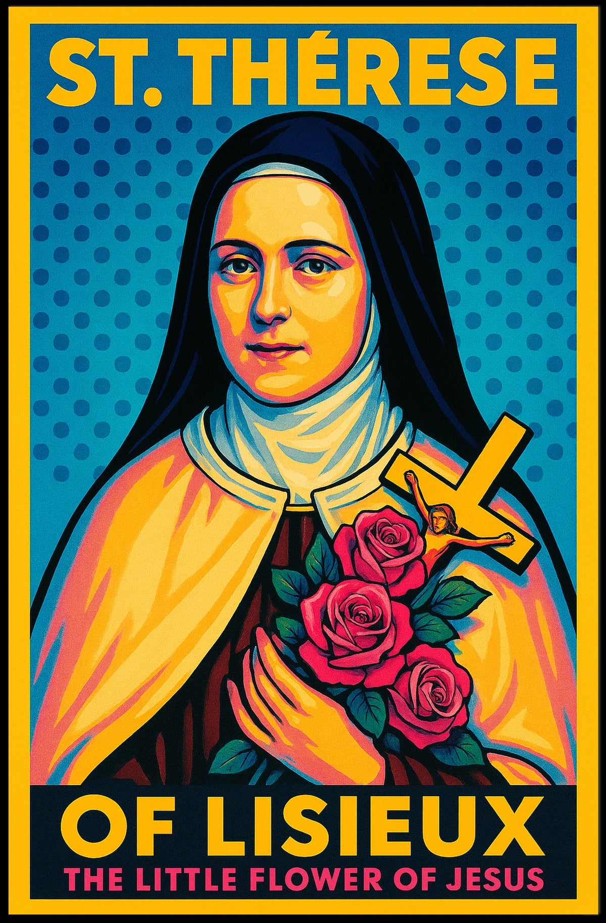 St. Thérèse of Lisieux The Little Flower of Jesus Poster