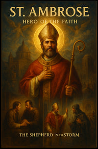 St. Ambrose: The Shepherd in the Storm Historical Poster PosterGoat