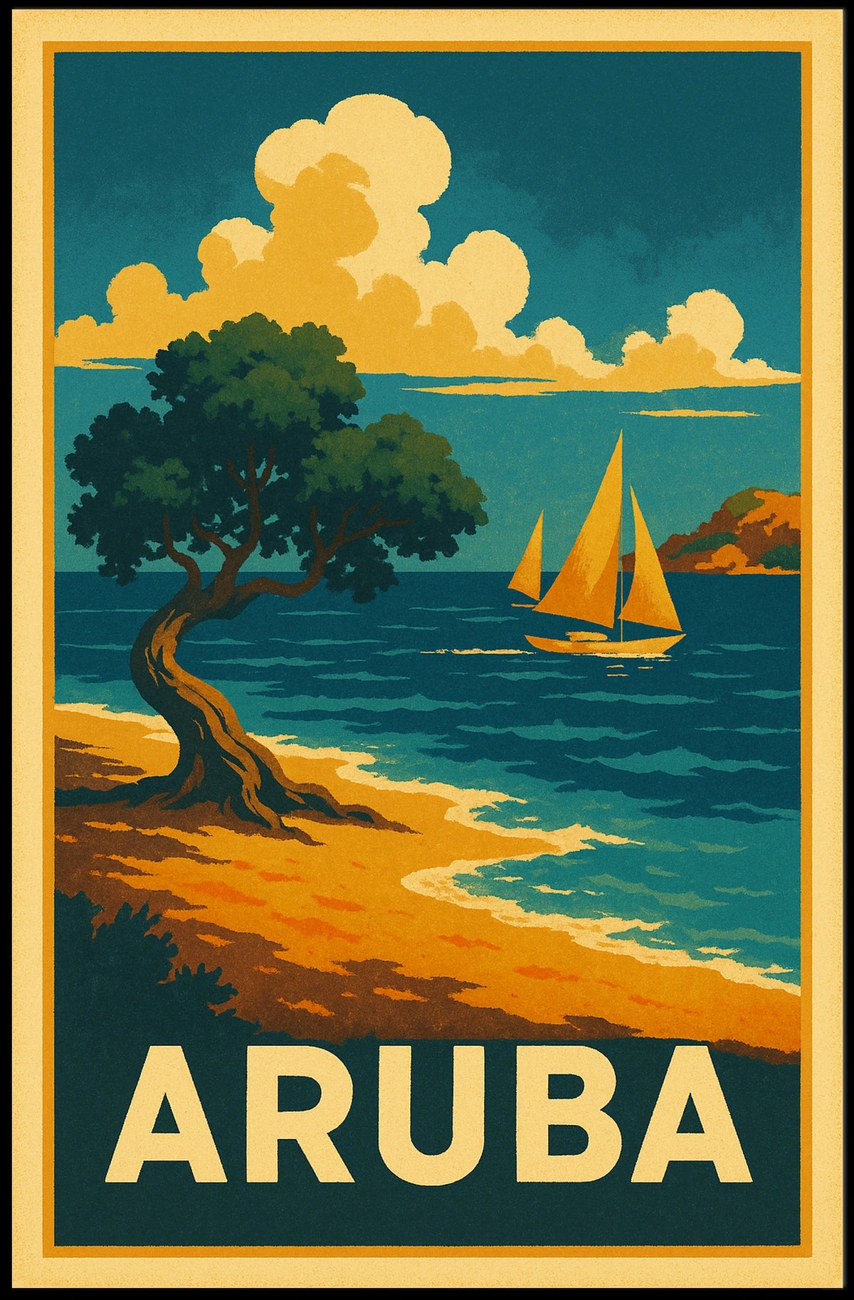 Aruba Paradise Poster