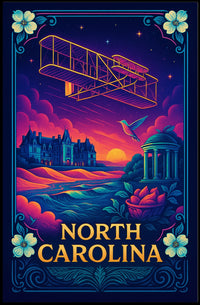 North Carolina A Celebration of Heritage Poster