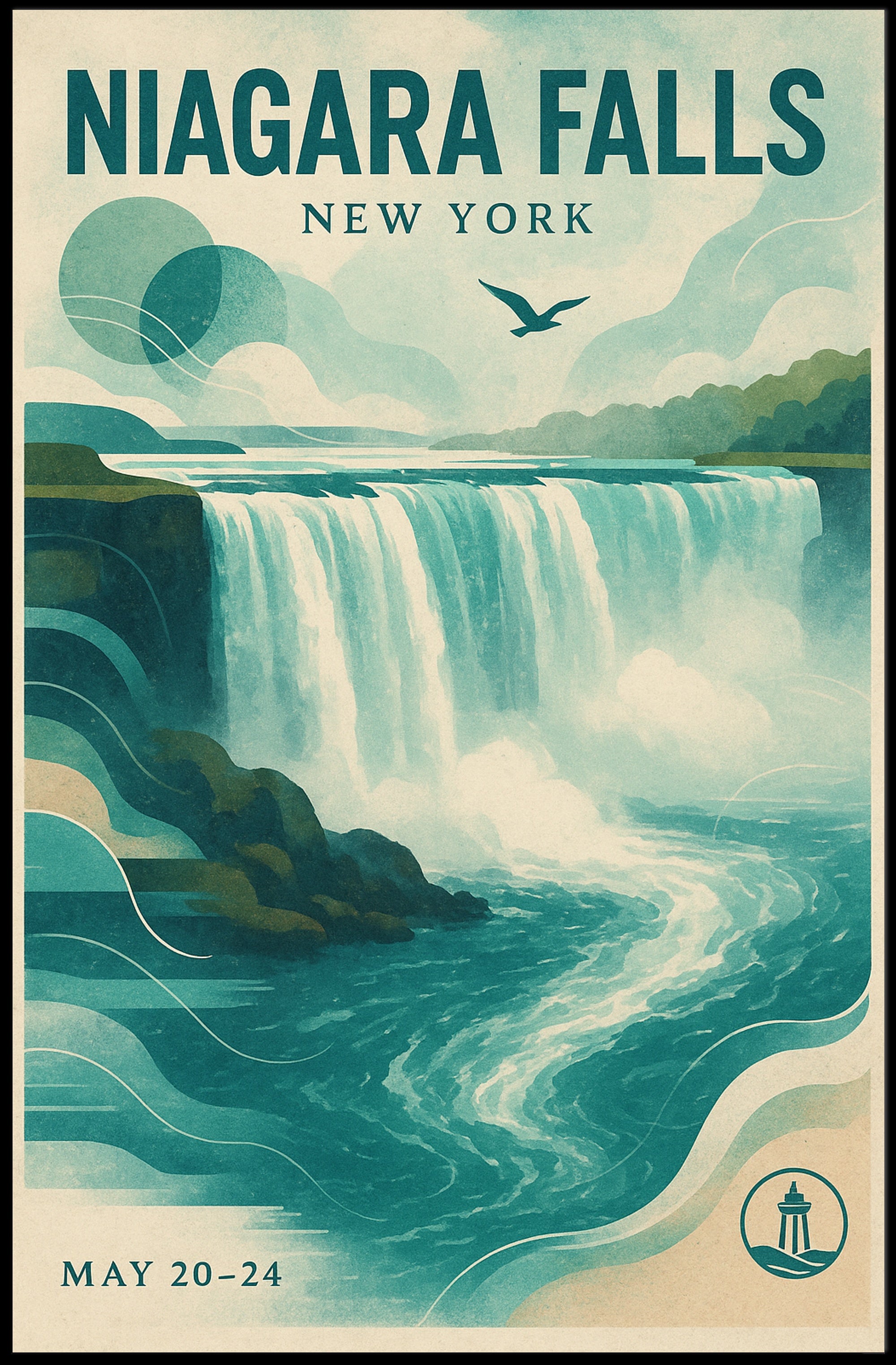 Niagara Falls New York Poster
