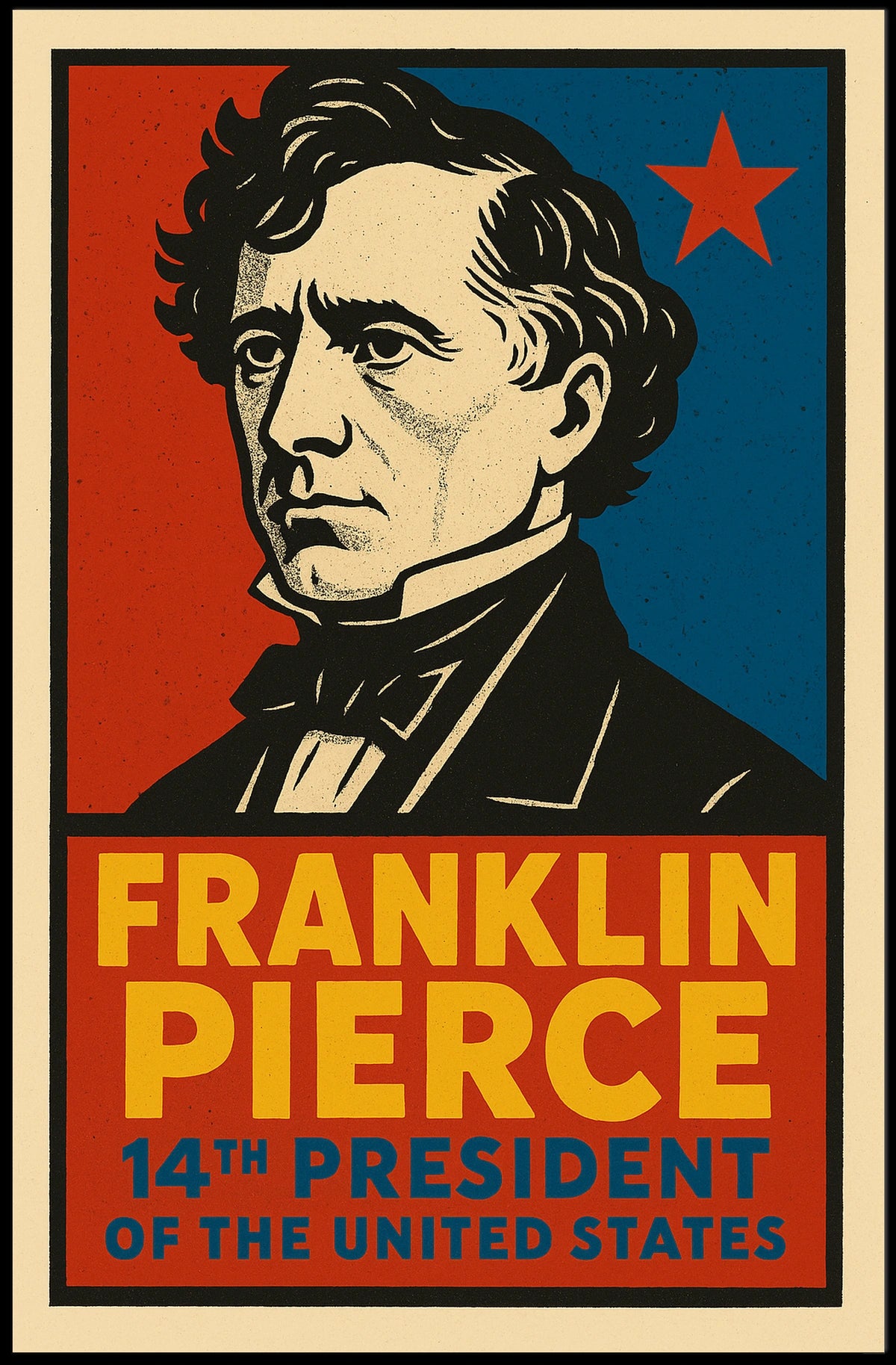 Franklin Pierce 14th President Poster