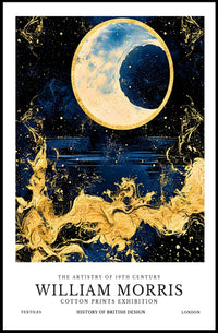 William Morris Cotton Prints Exhibition Poster