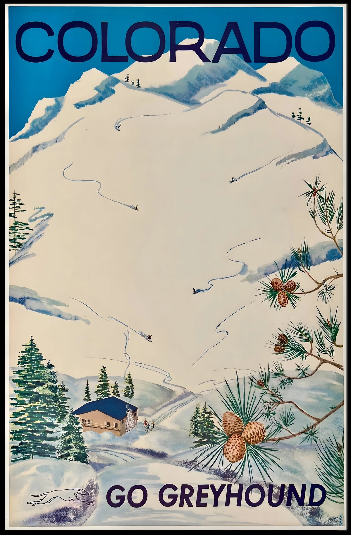 Colorado Ski Adventure Poster